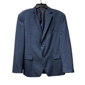 Alfani Men’s Slim Fit 2-Button Navy Blue Blazer Suit Jacket Size 42S